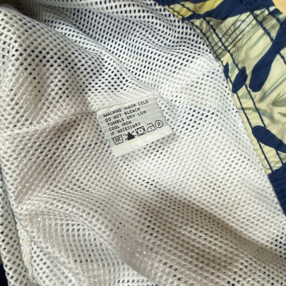 Tommy Bahama Relax Swim Trunks Mens Large Blue Tropical Mesh Lined Board Shorts‎ - Picture 5 of 10